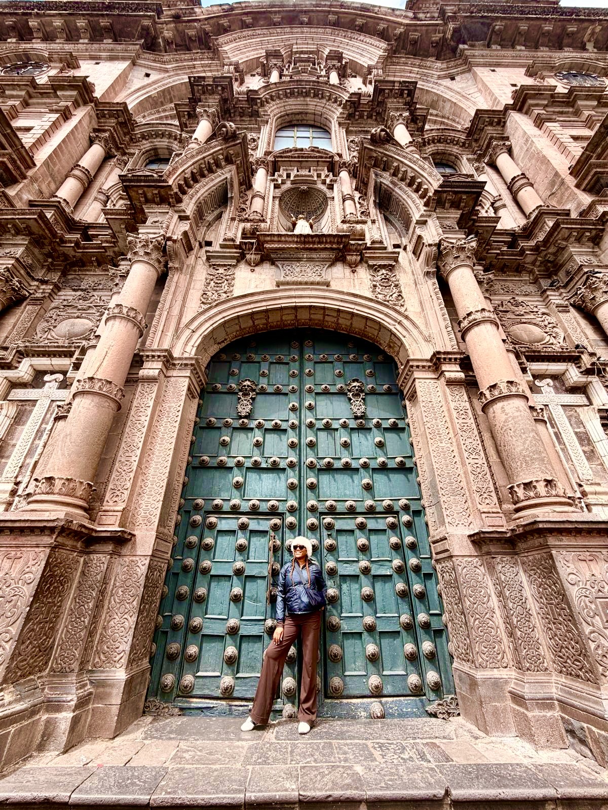 Why Traveling to Peru Was One of the Best Investments I’ve Made in Myself | Felicia in the Square of Peru infront of Church